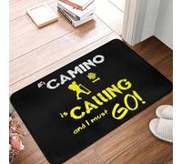 CWCMZDH Buen Camino de Santiago Felpudo Antideslizante en la Entrada de la Cocina del Piso Estera de Puerta, El Camino, el Camino de Santiago Dormitorio Balcón de Alfombras y tapetes