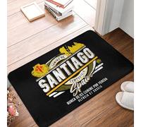 CWCMZDH Buen Camino de Santiago Felpudo Antideslizante Entrada del Cuarto de Baño de la Cocina de la Puerta Estera en el Piso de la Sala Alfombra de Bandolero