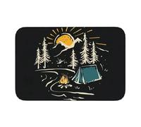 CWCMZDH Camping Senderismo Natural De La Montaña De Río De Piso De La Puerta De La Cocina Estera De Baño De Interior Aventura Camper Felpudo De La Entrada Alfombra De Bandolero