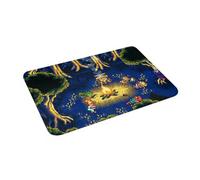 CWCMZDH Chrono Trigger Fogata Antideslizante Estera Estera en el Piso de Arena Raspado de Alfombras y tapetes para Cocina Entrada de la Casa, Cuarto de Baño Esteras de Bandolero
