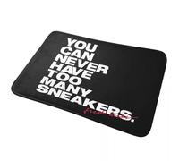 CWCMZDH Colector de Que Usted Nunca Puede Tener Demasiados Zapatillas de Deporte de la Estera del Piso Estera de Alfombras y tapetes para Cocina Entrada de la Casa Balcón de Bandolero Esteras