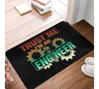 CWCMZDH Confía en Mí Soy Un Ingeniero Ingeniería Mecánica Piso del Frente de la Puerta de Entrada de la Estera al Aire Libre de la Cocina Tapete de la Sala de Alfombras y tapetes