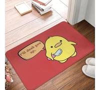 CWCMZDH Cuchillo de Pato voy a Pato hasta Antideslizante Estera Estera en el Piso de Alfombras y tapetes para Cocina Entrada de la Casa, Cuarto de Baño Sala de Estar de Bandolero Esteras