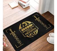 CWCMZDH DND Juego Más Allá De Que Aquí Hay Dragones Puerta De La Cocina del Piso Alfombra De Baño Antideslizante Interior Felpudo Dormitorio Balcón De Entrada De Alfombras Y Tapetes