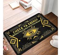 CWCMZDH Echa Ya De Energía Antes De Venir A Esta Casa Frente A La Puerta De La Estera Antideslizante Al Aire Libre Felpudo De La Cocina Balcón De Entrada Alfombra De La Alfombra