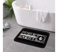 CWCMZDH El Enemigo público Logotipo Antideslizante Estera del Piso, Estera del Cojín de Alfombras y tapetes para Cocina Entrada de la Casa de Habitación de Bandolero Esteras