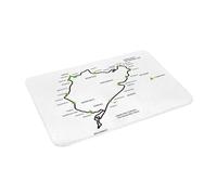 CWCMZDH El Infierno Verde, Antideslizante Estera Estera en el Piso Lavable de Alfombras y tapetes para Cocina Entrada de la Casa, Cuarto de Baño Esteras de Bandolero