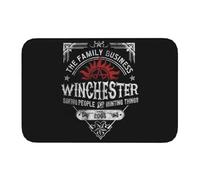 CWCMZDH El Negocio De La Familia Winchester De Ahorro De Las Personas Y De La Caza Piso del Frente De La Puerta Esteras Interior Sobrenatural De Cocina Cuarto De Baño Alfombras Y Tapetes