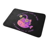 CWCMZDH Esta Pequeña Luz Mía Antideslizante Estera Estera en el Piso de Alfombras y tapetes para Cocina Entrada de la Casa, Cuarto de Baño Sala de Estar de Bandolero Esteras