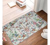 CWCMZDH Francés Toile De Jouy Piso De La Puerta De La Cocina Estera Antideslizante Al Aire Libre Tradicional De Francia De Arte Tapete De Entrada del Garaje De Alfombra De Bandolero