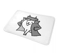 CWCMZDH Gato Jotaro Batalla Gatos Antideslizante Estera del Piso Estera de Agua de la Prueba de Aceite de Alfombras y tapetes para Cocina Entrada de la Casa de Habitación de Bandolero Esteras