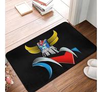 CWCMZDH Goldorak Grendizer Piso de la Puerta del Cuarto de Baño de la Cocina de la Estera Antideslizante UFO Robot Goldrake Felpudo Dormitorio Entrada Alfombra de Bandolero de la Alfombra