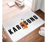 CWCMZDH Haikyuu Karasuno Volar Alto Anime Manga Crows Antideslizante Estera Estera en el Piso de Alfombras y tapetes para Cocina, Entrada, Cuarto de Baño Esteras de Bandolero