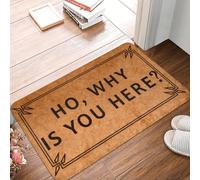 CWCMZDH Ho ¿por Qué Está Usted Aquí Felpudo Antideslizante En Baño Cocina Mat Jardín Garaje Piso De La Puerta De Entrada, Alfombras Y Tapetes