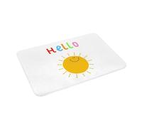 CWCMZDH Hola Sol Antideslizante Estera Estera en el Piso Tapete Absorbente de Alfombras y tapetes para Cocina Entrada de la Casa, Cuarto de Baño Esteras de Bandolero