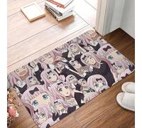 CWCMZDH Kaguya Sama el Amor es la Guerra de Anime Antideslizante Alfombra Chika Fujiwara Lindo Tapete Dormitorio Cocina Tapete de Bienvenida Alfombra de Piso