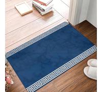 CWCMZDH La Antigua Grecia Antideslizante Estera Gran Griego Patrón de Cocina, Sala de Estar Mat Alfombra de Oración en Casa de una Decoración Moderna