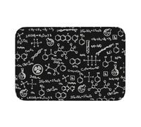 CWCMZDH La Ciencia De La Química Patrón De La Estera Estera Antideslizante De Química Laboratorio De Tecnología De Cocina Cuarto De Baño Sala De Estar Entrada Alfombra De La Alfombra