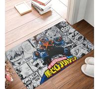 CWCMZDH Manga de Corte Antideslizante Estera Katsuki Bakugou Mi Héroe de la Academia Salón, Cocina Mat Alfombra de Oración Casa de Patrón de Decoración