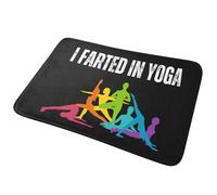 CWCMZDH Me tiró un Pedo En el Yoga Antideslizante Estera del Piso Estera Durable de Alfombras y tapetes para Cocina Entrada de la Casa Balcón de Bandolero Esteras