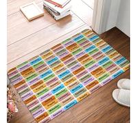 CWCMZDH Médicos De La Enfermera De Anestesia Las Etiquetas De Los Medicamentos Piso De La Puerta De La Cocina Cuarto De Baño Esteras Anti-Slip Interior De Un Tapete De Entrada del