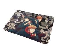 CWCMZDH Megumi Besto Friendo Jujutsu Kaisen Sukuna Anime Antideslizante Estera Alfombra Alfombra de la Casa Cuarto de Baño Sala de Estar de Bandolero Esteras