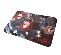 CWCMZDH Megumi Besto Friendo Jujutsu Kaisen Sukuna Anime Antideslizante Estera Estera en el Piso de Alfombras y tapetes para Cocina Entrada Balcón de Bandolero Esteras