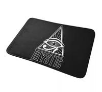 CWCMZDH Mística de la Astrología Que Todo lo ve el Ojo De Horus Y Ra Felpudo Alfombra del Piso de Alfombras y tapetes para Cocina Entrada de la Casa Balcón de Bandolero Esteras