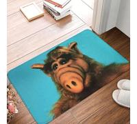 CWCMZDH Personalizado Divertido Alf Piso De La Puerta De La Cocina De La Alfombrilla De La Bañera Cubierta De Vida Extraterrestre Formulario Sci Fi Show De Televisión De La Estera