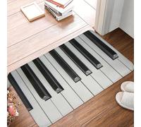 CWCMZDH Tecla De Piano Frente A La Puerta del Piso De Alfombras De Entrada Interior Músico Pianista De Música De Regalo De Baño De La Cocina De La Estera del Jardín De Alfombras Y Tapetes