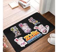 CWCMZDH Zooba Arena de Batalla Skippy Antideslizante Estera Estera en el Piso de Alfombras y tapetes para Cocina Entrada de la Casa, Cuarto de Baño Sala de Estar de Bandolero Esteras