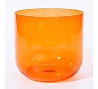 CWCQGH Cuenco Tibetano de Cristal de Cuarzo de 15 cm, con Bolsa de Transporte, para sanación Sonora y meditación, Calma la Mente y relaja el Alma, equilibra los Chakras del Cuerpo.