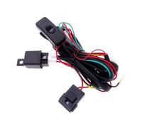 CWDQYNLG Faro Delantera Coche 1 Juego Luces Antiniebla Halógenas Negras Coche, Marcos Parrilla Para Parachoques Delantero, Kit Interruptor Arnés Cableado Para Lancer 2008-2013
