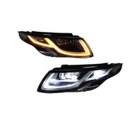 CWDQYNLG Faro Delantera Coche Para Rover Para Evoque L538 12-18 Faros De Coche + Traseros Led Accesorios Actualización Conjunto Luces DRL