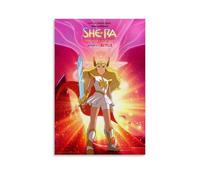 CWDRHD She-Ra y las princesas del poder, modernas, ultratransparentes, pósteres decorativos exquisitos, decoración artística adecuada para oficina, sala de estar y habitación, estilo sin marco, 60 x