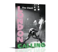 CWDRHD The Clash London Calling Modern Ultra Clear Wall Decor Prints Decorative Posters Exquisito Arte Decoración Adecuado para Oficina, Sala de Estar y Habitación Estilo Marco 20 x 30 cm
