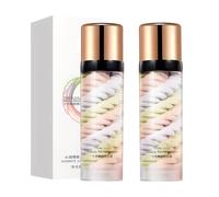 CWED 2 Piezas Crema Primer, Prebase Maquillaje, Corrector de Color, Efecto Anti-Edad, Anti-Rojeces, Iluminador de Ojeras