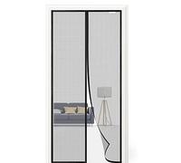 CWEEN CLU Mosquitera Puerta Magnetica 85 x 185 cm, Mosquitera Magnética para Puertas Cortina de Sala de Estar la Puerta del Balcón Puerta Corredera de Patio, Negro