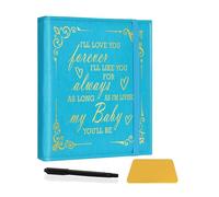 CWEGSJ I'll Love You Forever,I'll Like You for Always,as Long as I'm Living My You'll be.Álbum de cubierta de cuero con memoria, regalo para el día de San Valentín para novia y novio (álbum-I'LL Love