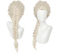 CWENDANER Peluca de princesa larga ondulada, para uso diario, Halloween, carnaval