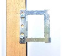 CWH1 - Perchas cuadradas de lona para marcos de fotos con parte trasera hueca + tornillos