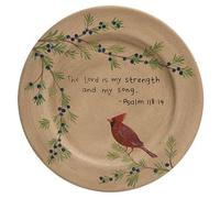CWI Gifts The Lord is My Strength Plate Christmas Decor