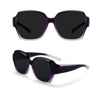 CWINAD Gafas de sol para hombre, gafas de sol correctoras, gafas de sol cuadradas, gafas de sol polarizadas UV400 para conducir, Lente polarizada, polarisierte Linse