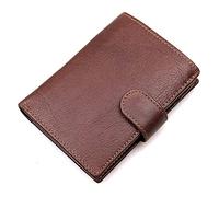 CWLPSL 1 Pieza Cartera Hecha a Mano para Hombre, Cartera Retro de Gran Capacidad, Cartera Informal con múltiples Tarjetas (Color: Negro, tamaño: 13 * 10 cm)