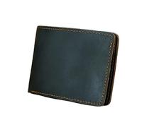 CWLPSL Cartera Corta Hecha a Mano para Hombre, Cartera Retro Informal para Hombre, Tarjetero para Varias Tarjetas (Color: E, tamaño: 9 x 2 x 12 cm)