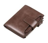 CWLPSL Cartera de Cuero Corta para Hombre Cartera para Tarjeta de Licencia de Conducir Cartera para Tarjeta de identificación