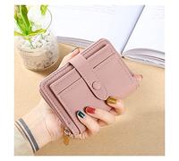 CWLPSL Cartera de Cuero de PU para Mujer, tarjeteros múltiples, Bolsa de Dinero, Bolso de Mano Plegable de Gran Capacidad, monederos con Cremallera y Cerrojo de Moda (A)