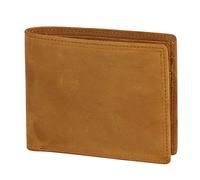 CWLPSL Cartera de Cuero para Hombre, Billetera de Seguridad con Bloqueo RFID (Color: marrón B, tamaño: 11,5 x 1,5 x 9,5 cm)
