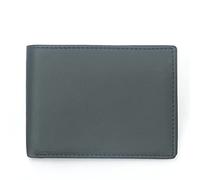 CWLPSL Cartera de Cuero para Hombre con Cremallera y Varias Tarjetas, Billetera Corta de Cuero con Capa Superior