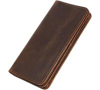 CWLPSL Cartera de Hombre Hecha a Mano, Cartera Larga con múltiples Tarjetas, Cartera de Negocios de Gran Capacidad (Color: C, tamaño: 18 * 9 * 1,5 m)